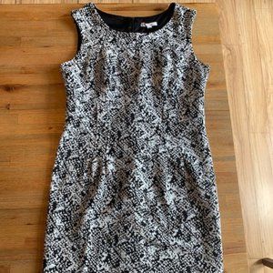 Black and White Sheath Dress